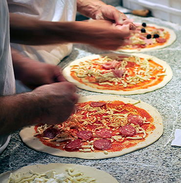 Pizza, Zubereitung